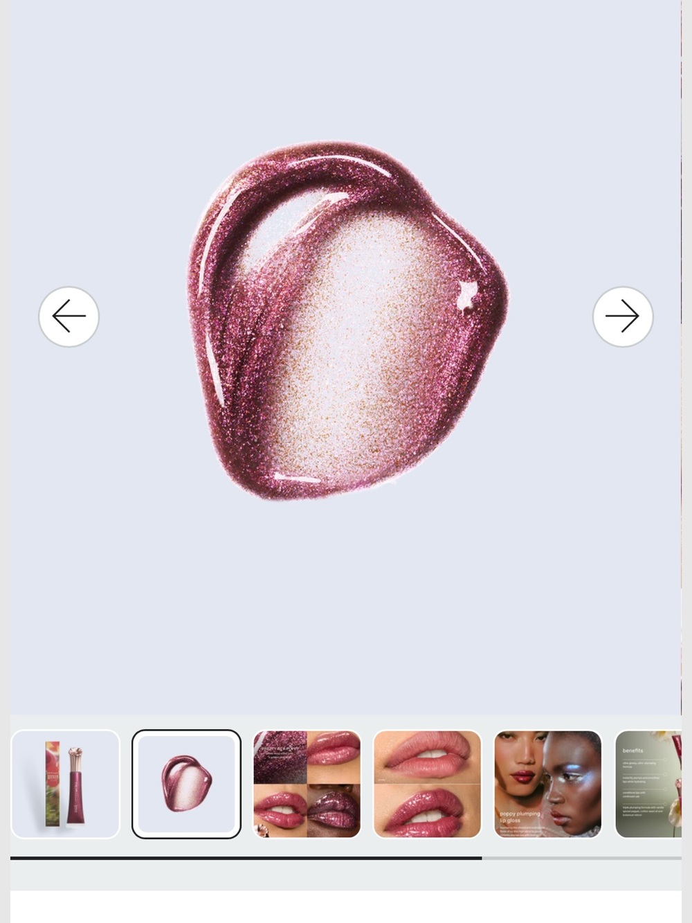 Wicked for Good Pretty As A Poppy Plumping Lip Gloss - New - Picture 4 of 9